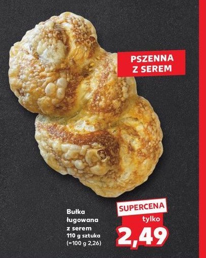 Bułka ługowana z serem promocja w Kaufland