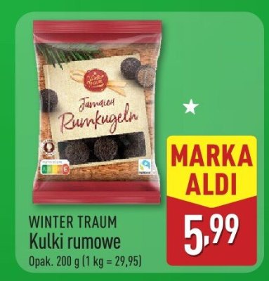 Ciastka WINTER TRAUM Ciastka rumkugeln promocja w Aldi