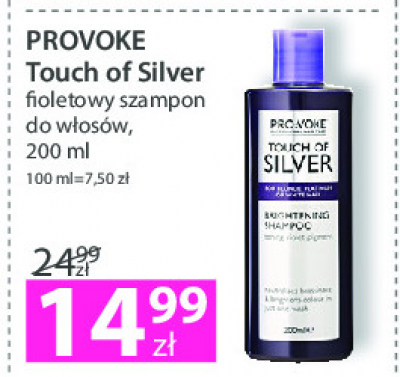 Szampon rozjaśniająco-rozświetlający Pro:voke touch of silver promocja