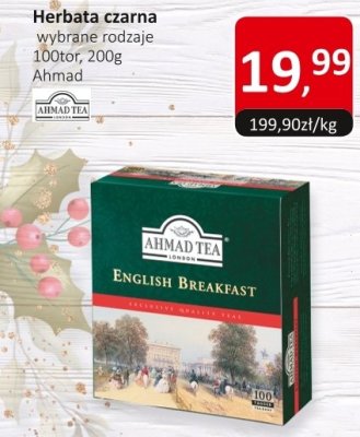 Herbata czarna wybrane rodzaje Ahmad promocja w Market Point