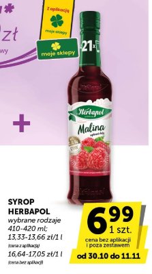 Syrop Herbapol Malina wybrane rodzaje promocja w Groszek