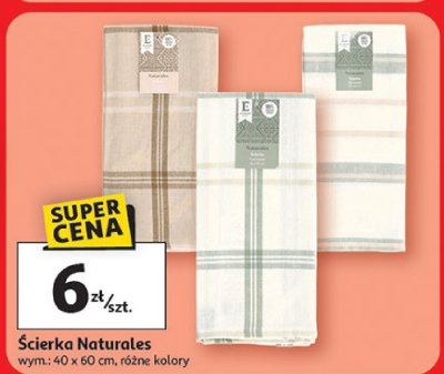 Ścierka Naturales, różne kolory promocja w Auchan