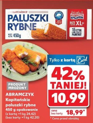 Kapitańskie paluszki rybne promocja w Kaufland
