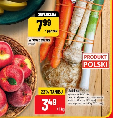 Jabłka wybrane odmiany POLOmarket promocja w POLOmarket