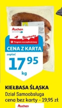 Kiełbasa ślaska Podniesiony kciuk promocja