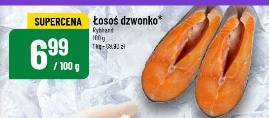 Łosoś wędzony dzwonko Rybhand promocja w POLOmarket