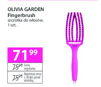 Szczotka do włosów fingerbrush fioletowa OLIVIA GARDEN promocja