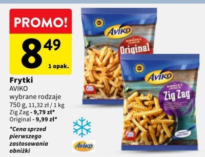 Frytki Aviko Original promocja w Intermarche