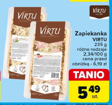 Zapiekanka z szynką Virtu promocja