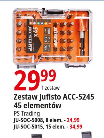 Zestaw ju-soc-5008 Jufisto promocja