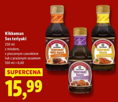 Sos teriyaki - z pieczonym czosnkiem promocja w Lidl