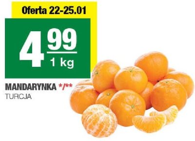 Mandarynka Turcja promocja w SPAR