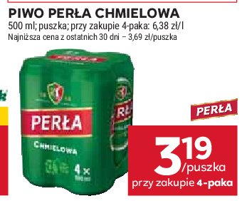 Piwo Perła promocja w Stokrotka