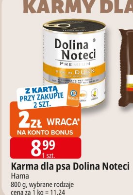 Karma dla psa Dolina Noteci Hama promocja w Leclerc