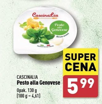 Pesto alla genovese Cascina lia promocja w Aldi