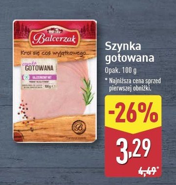 Szynka gotowana Balcerzak promocja