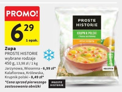 Zupa Proste Historie promocja w Intermarche