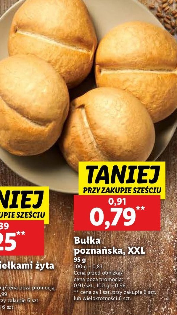 Bułka poznańska PIEKARNIA W SERCU LIDLA promocja w Lidl