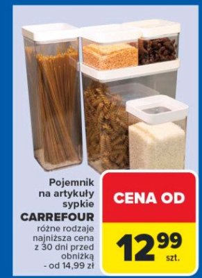 Pojemnik na artykuły sypkie Carrefour promocja