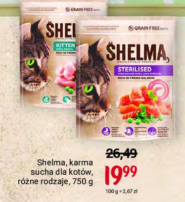 Karma dla kota z indykiem Shelma promocja