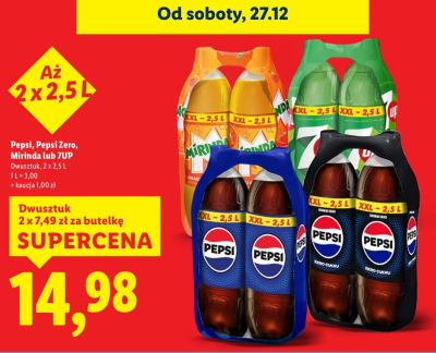 Napój gazowany 7UP 2 x 2,5 l promocja w Lidl