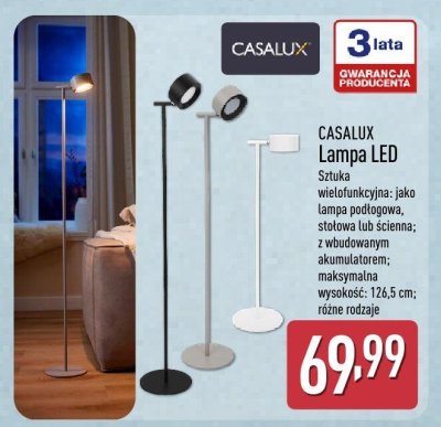 Lampa LED  promocja w Aldi