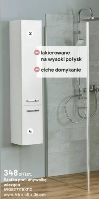 Szafka pod umywalkę wisząca promocja w Castorama