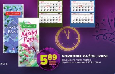 Poradnik każdej pani, 11.5 x 28 cm, różne rodzaje promocja w Stokrotka
