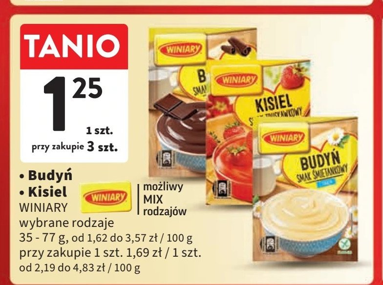 Budyń czekoladowy Winiary promocja