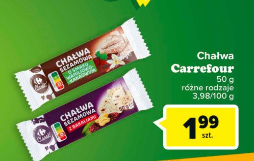 Chałwa waniliowo-kakaowa Carrefour promocja