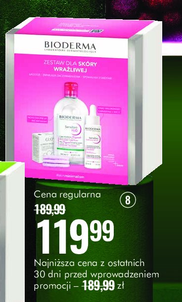 Zestaw w pudełku hydrobio hyalu: płyn micelarny 500ml + serum 300 ml + płatki 3 szt Bioderma zestaw promocja w Super-Pharm