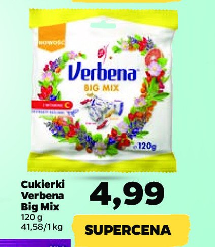 Cukierki big mix Verbena promocja