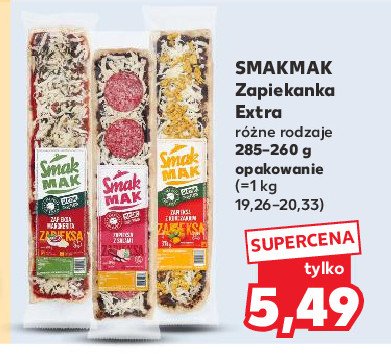 Zapiekanka z szynką Smak mak promocja w Kaufland