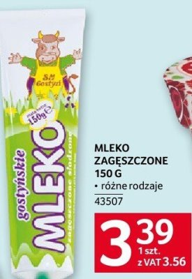 Mleko zag臋szczone promocja w Selgros