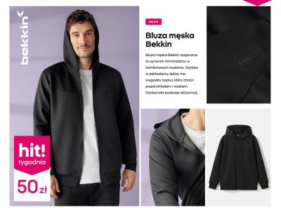 Bluza męska Bekkin promocja w Pepco
