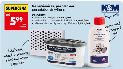 Odkamieniacz, pochłaniacz zapachów lub wilgoci promocja w Biedronka