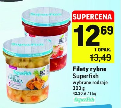 Filety z pstrąga Superfish promocja