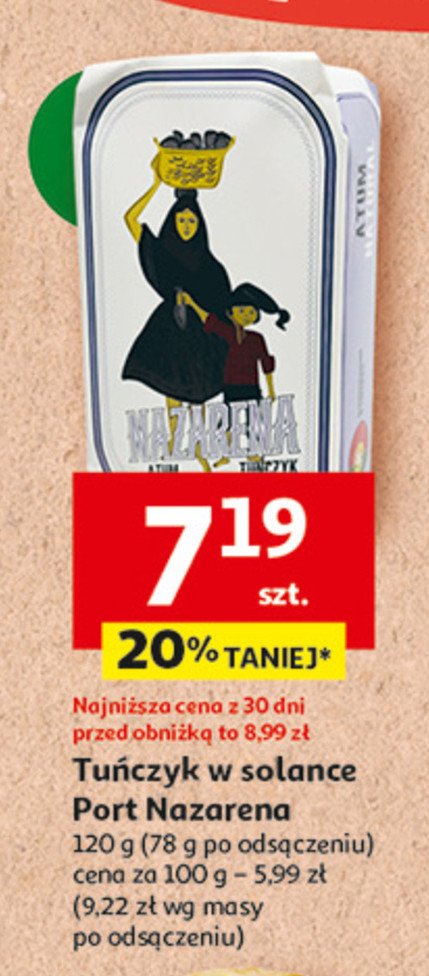 Tuńczyk w solance Port nazarena promocja w Auchan