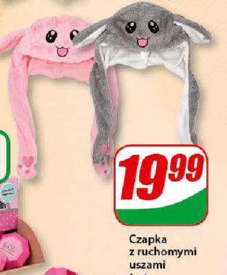 Czapka z ruchomymi uszami promocja