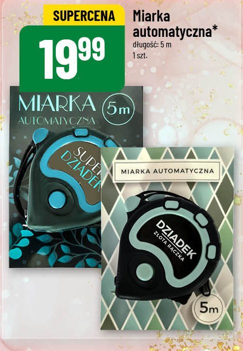 Miarka automatyczna 5 m dzień dziadka promocja w POLOmarket