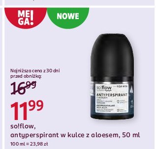 Antyperspirant z aloesem So!flow Vis plantis promocja