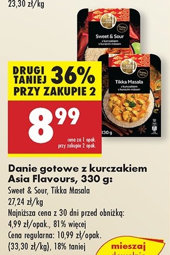 Danie sweet & sour Asia flavours promocja