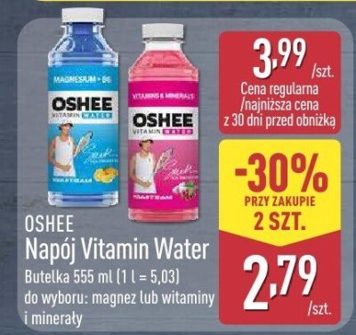 Napój Vitamin Water magnez promocja w Aldi