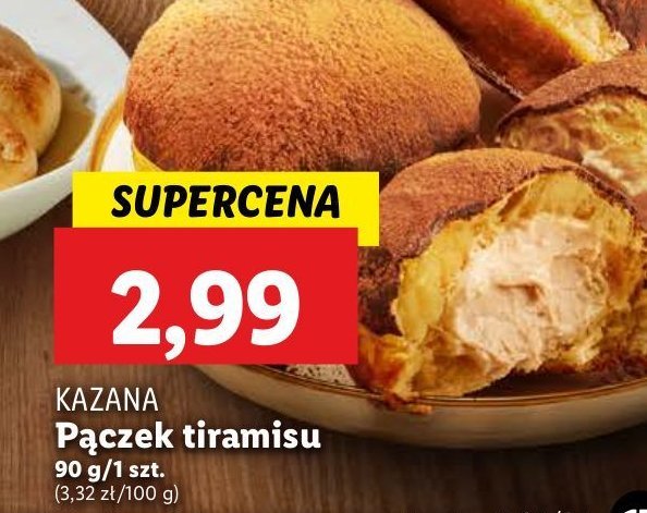 Pączek tiramisu Kazana promocja