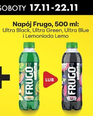 Napój Frugo Ultra Black 500ml promocja w Biedronka