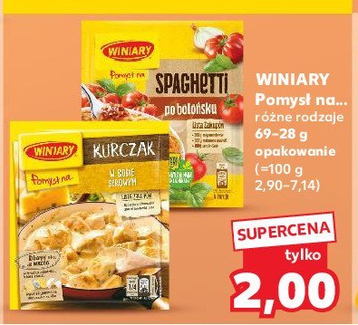 Spaghetti po bolo艅sku Winiary promocja