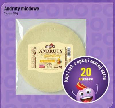 Andruty miodowe SiejeJe promocja w POLOmarket