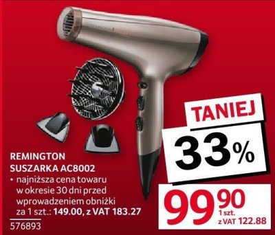 Suszarka do włosów Remington promocja w Selgros