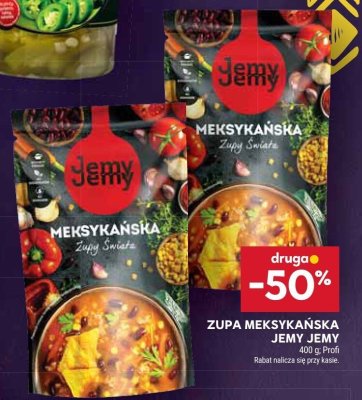 Zupa meksykańska Jemy Jemy Profi promocja w Stokrotka