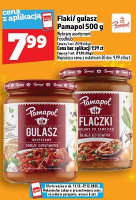 Flaki/gulasz Pamapol 500 g promocja w TOPAZ